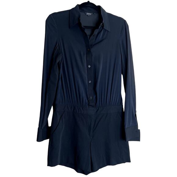 BIRD Bruton Street Romper Woman Size Small MODAL SILK Sheer Designer Minimalist - Picture 1 of 6